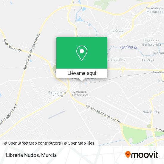 Mapa Libreria Nudos