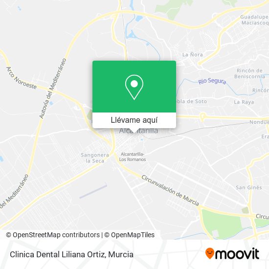 Mapa Clinica Dental Liliana Ortiz