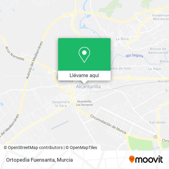 Mapa Ortopedia Fuensanta