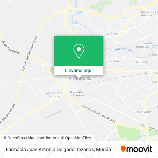 Mapa Farmacia Juan Antonio Delgado Tezanos