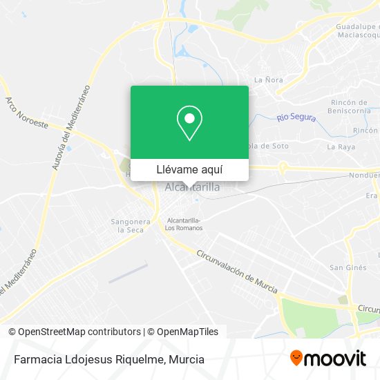 Mapa Farmacia Ldojesus Riquelme