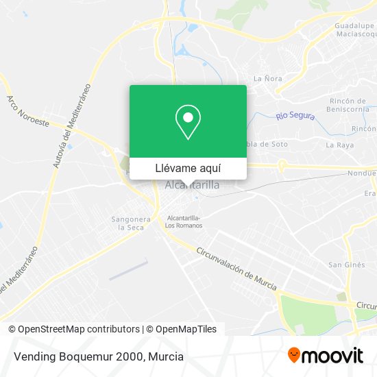 Mapa Vending Boquemur 2000