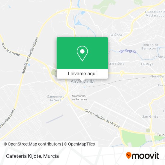 Mapa Cafeteria Kijote