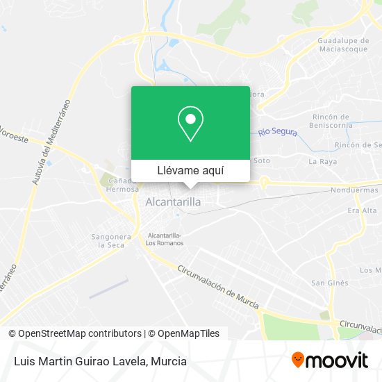 Mapa Luis Martin Guirao Lavela