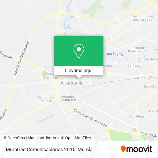 Mapa Muratres Comunicaciones 2016