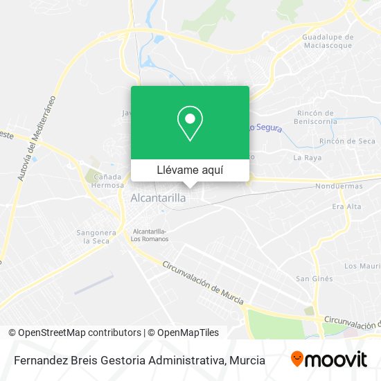 Mapa Fernandez Breis Gestoria Administrativa