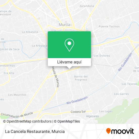 Mapa La Cancela Restaurante