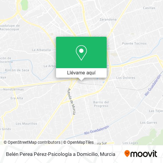 Mapa Belén Perea Pérez-Psicología a Domicilio
