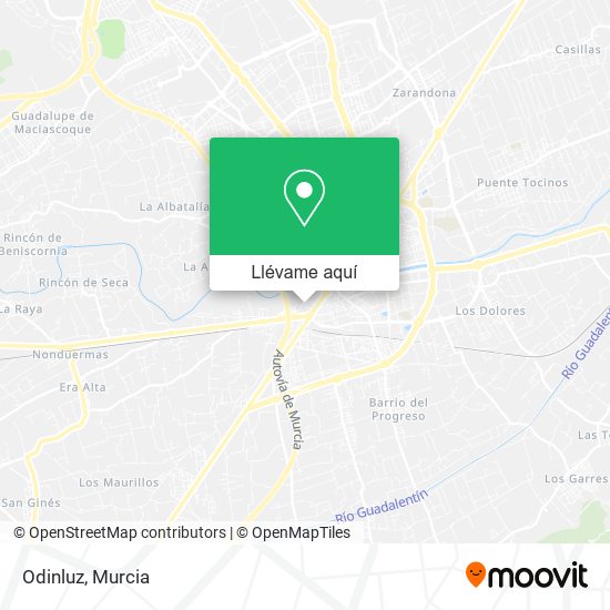 Mapa Odinluz