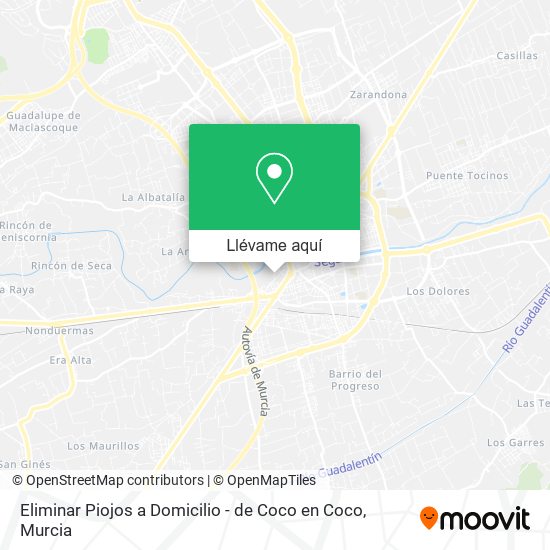 Mapa Eliminar Piojos a Domicilio - de Coco en Coco