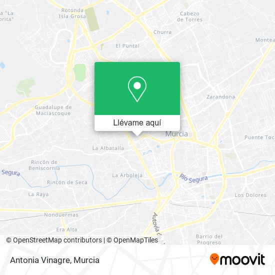 Mapa Antonia Vinagre