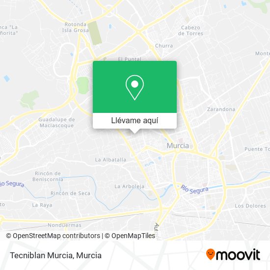 Mapa Tecniblan Murcia