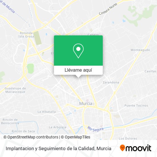 Mapa Implantacion y Seguimiento de la Calidad