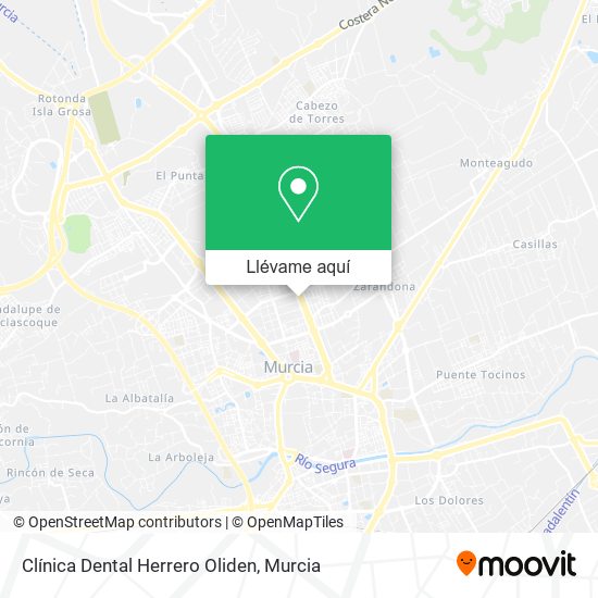 Mapa Clínica Dental Herrero Oliden