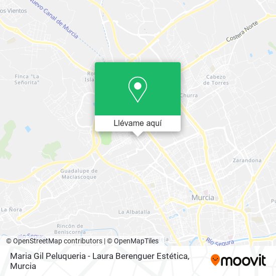 Mapa Maria Gil Peluqueria - Laura Berenguer Estética