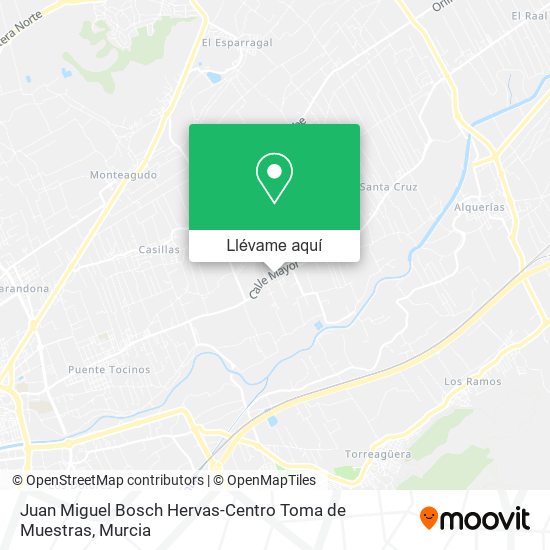 Mapa Juan Miguel Bosch Hervas-Centro Toma de Muestras