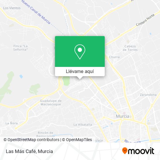 Mapa Las Más Café