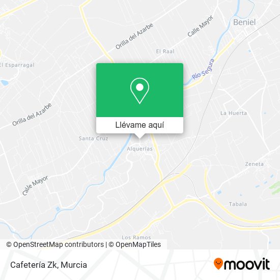 Mapa Cafetería Zk