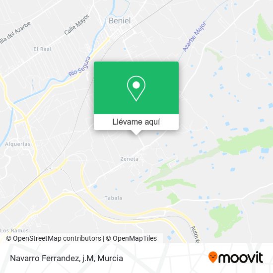 Mapa Navarro Ferrandez, j.M