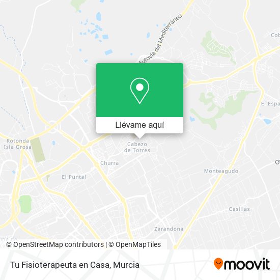 Mapa Tu Fisioterapeuta en Casa