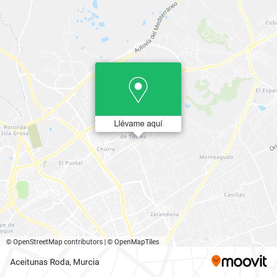 Mapa Aceitunas Roda