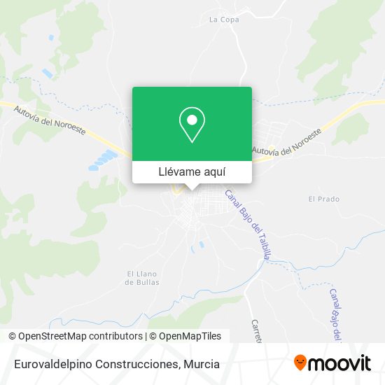 Mapa Eurovaldelpino Construcciones