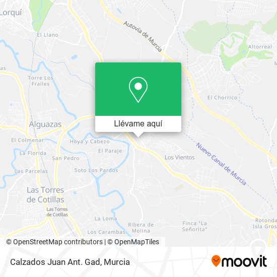 Mapa Calzados Juan Ant. Gad