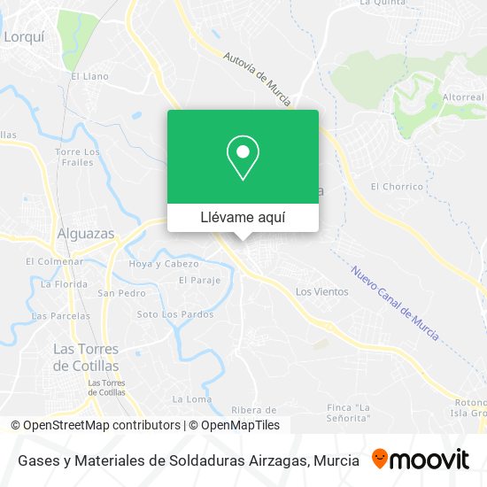 Mapa Gases y Materiales de Soldaduras Airzagas