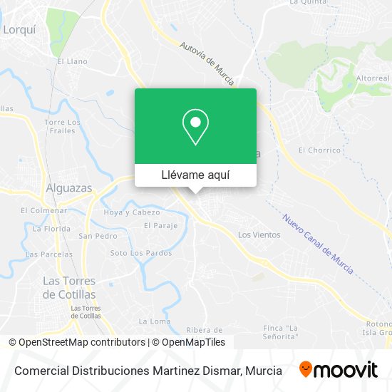 Mapa Comercial Distribuciones Martinez Dismar