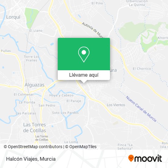 Mapa Halcón Viajes