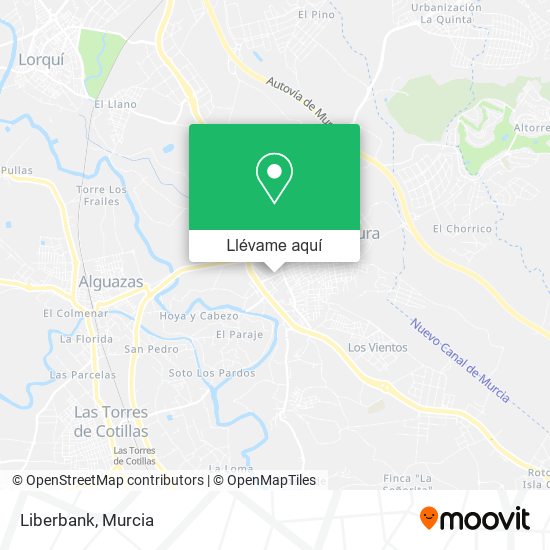 Mapa Liberbank