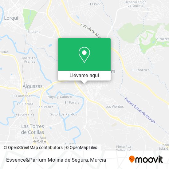 Mapa Essence&Parfum Molina de Segura