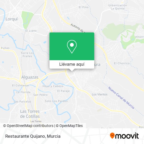 Mapa Restaurante Quijano