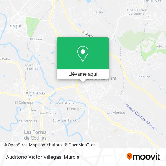 Mapa Auditorio Victor Villegas