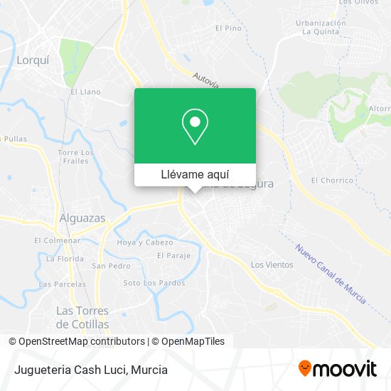 Mapa Jugueteria Cash Luci