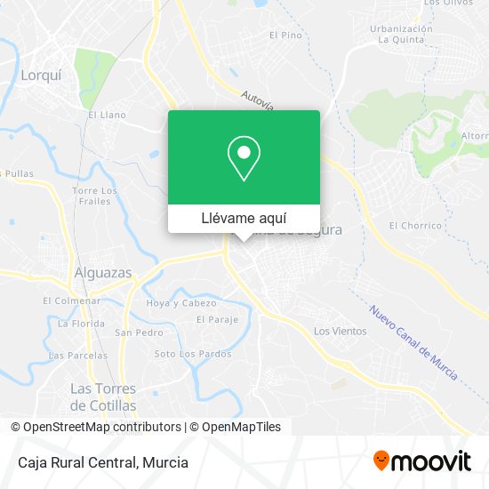 Mapa Caja Rural Central