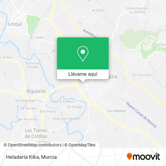 Mapa Heladeria Kika