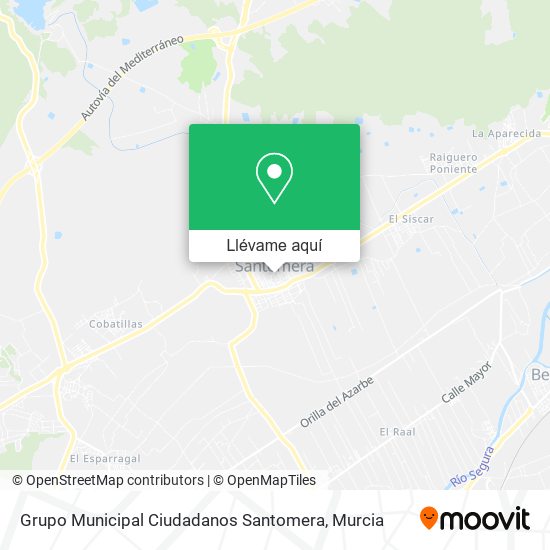Mapa Grupo Municipal Ciudadanos Santomera