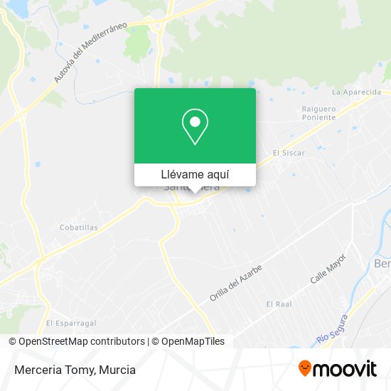 Mapa Merceria Tomy