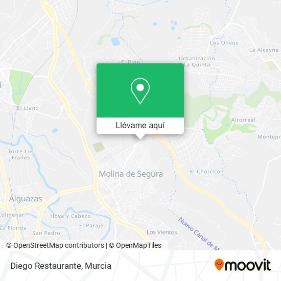 Mapa Diego Restaurante