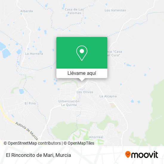 Mapa El Rinconcito de Mari
