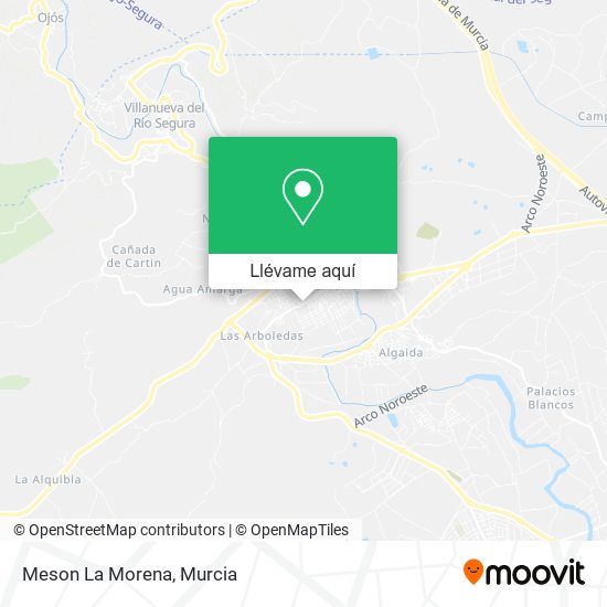 Mapa Meson La Morena