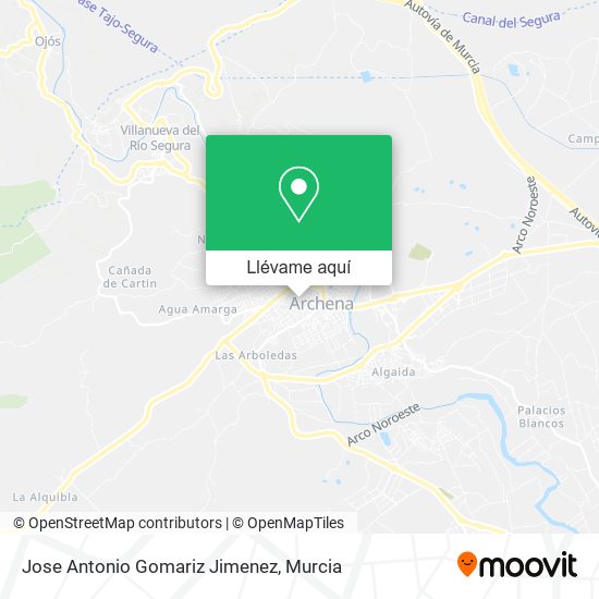 Mapa Jose Antonio Gomariz Jimenez