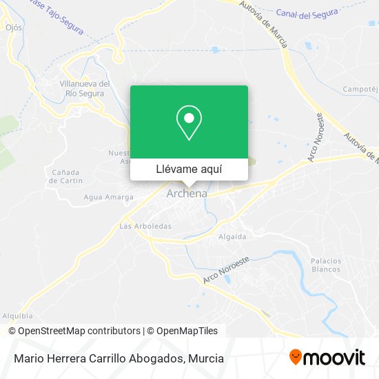 Mapa Mario Herrera Carrillo Abogados