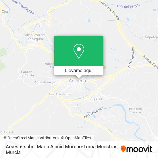 Mapa Arsesa-Isabel María Alacid Moreno-Toma Muestras