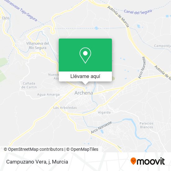 Mapa Campuzano Vera, j