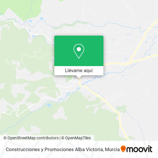 Mapa Construcciones y Promociones Alba Victoria