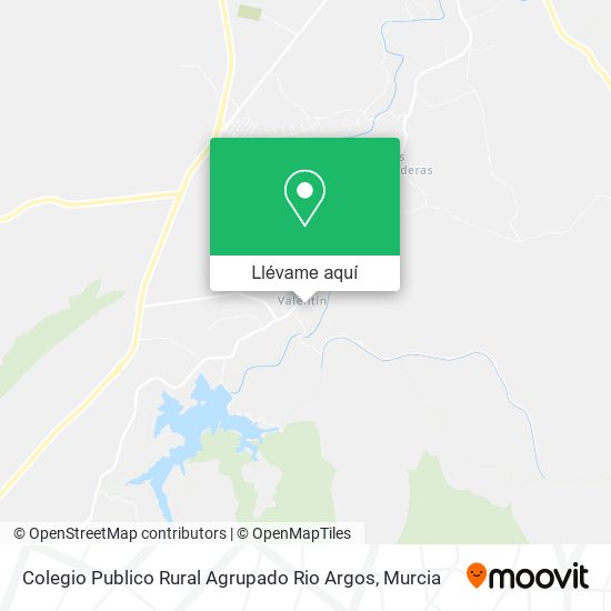 Mapa Colegio Publico Rural Agrupado Rio Argos