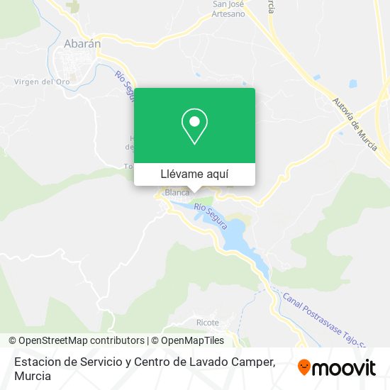 Mapa Estacion de Servicio y Centro de Lavado Camper