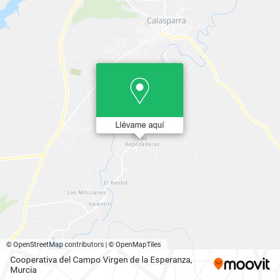 Mapa Cooperativa del Campo Virgen de la Esperanza
